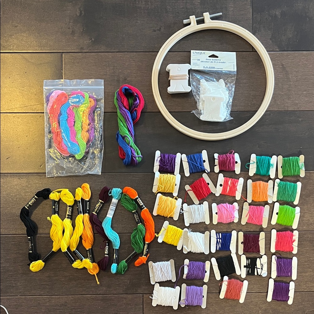 Colorful Embroidery Set - Picture 1 of 5
